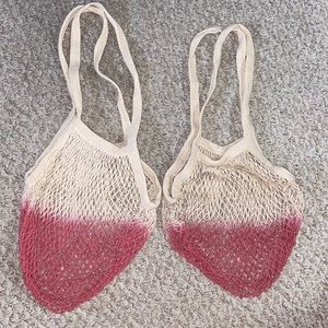 Dip dye market totes